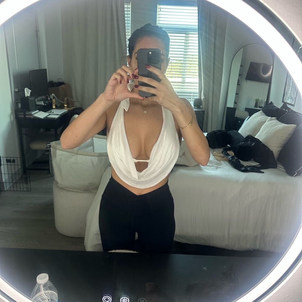 Oh Polly White Crop Top